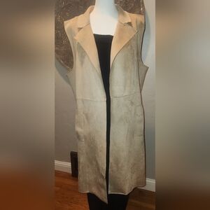 Joan Vass Camel Sleeveless Top